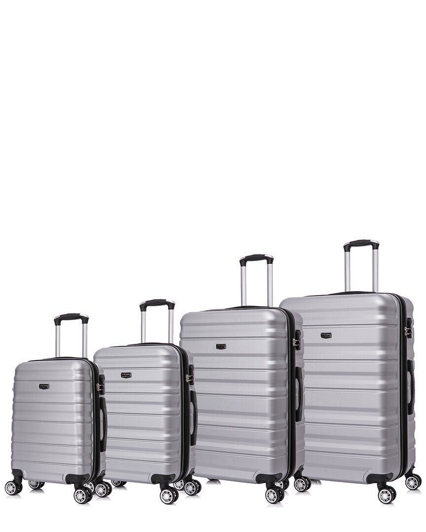 Toscano Magnifica 4pc Luggage Set In Silver
