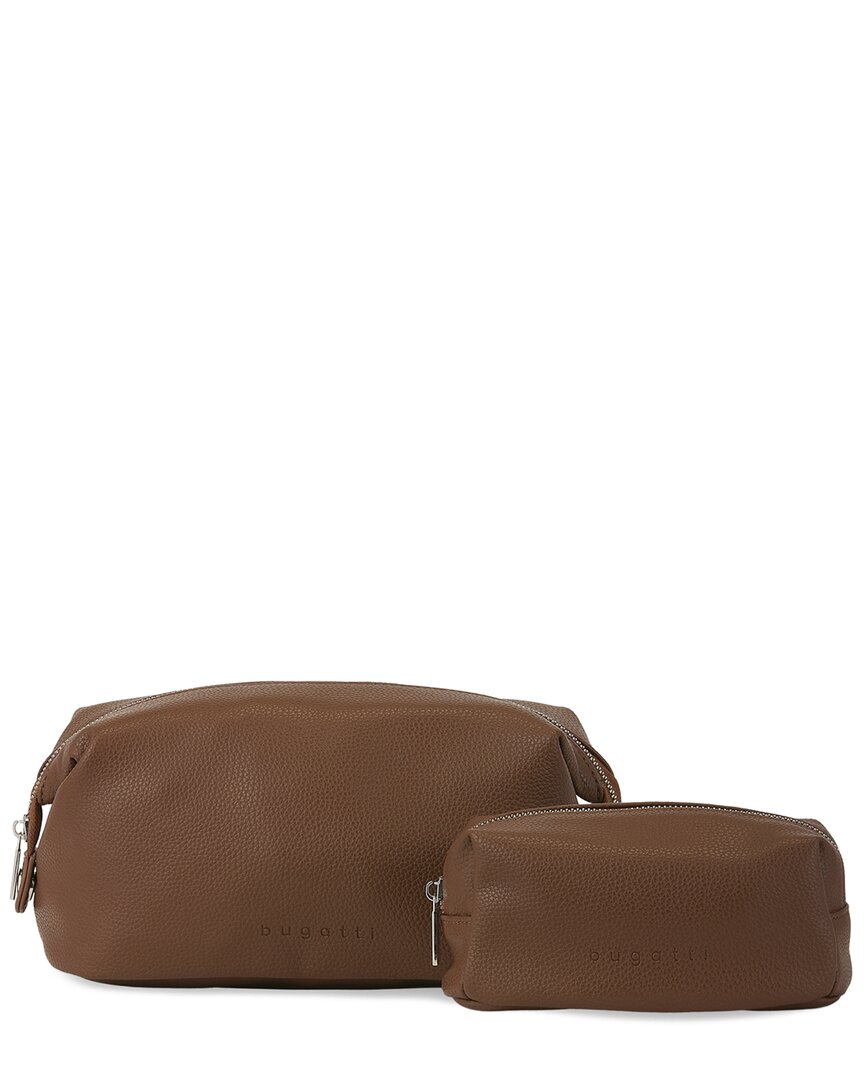 Shop Bugatti Gift Giving Toiletry Bag In Brown
