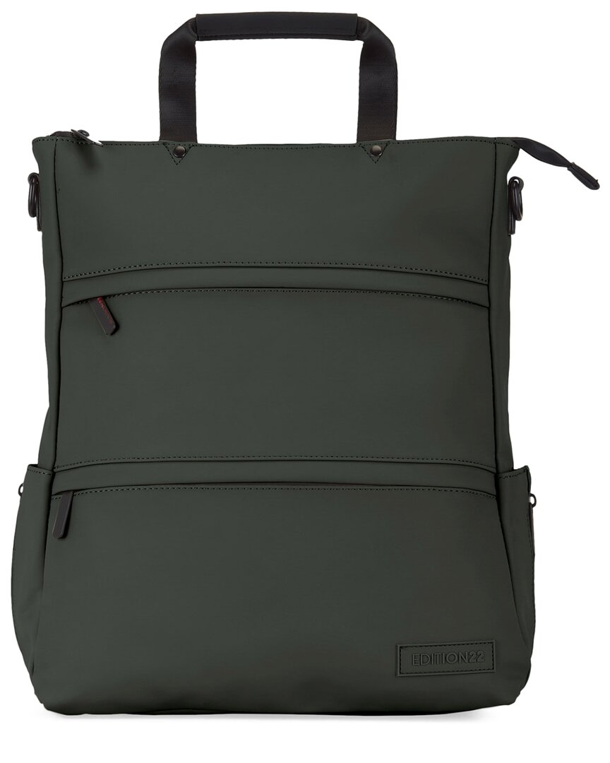 Edition22 Core Convertible Tote To Backpack In Green