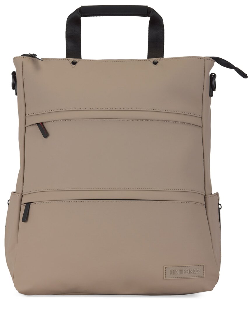 Edition22 Core Convertible Tote To Backpack In Brown