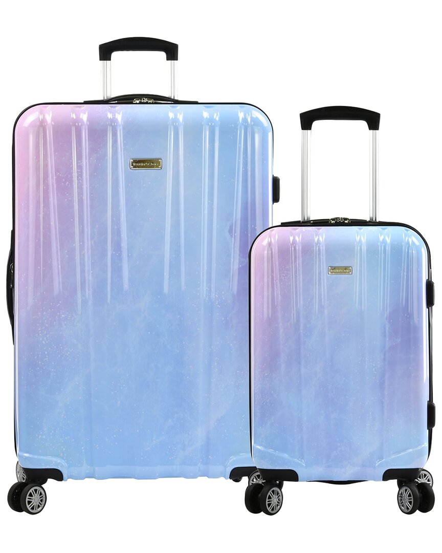 Shop Traveler's Choice Ruma 2pc Hardside Spinner Luggage Set In Purple