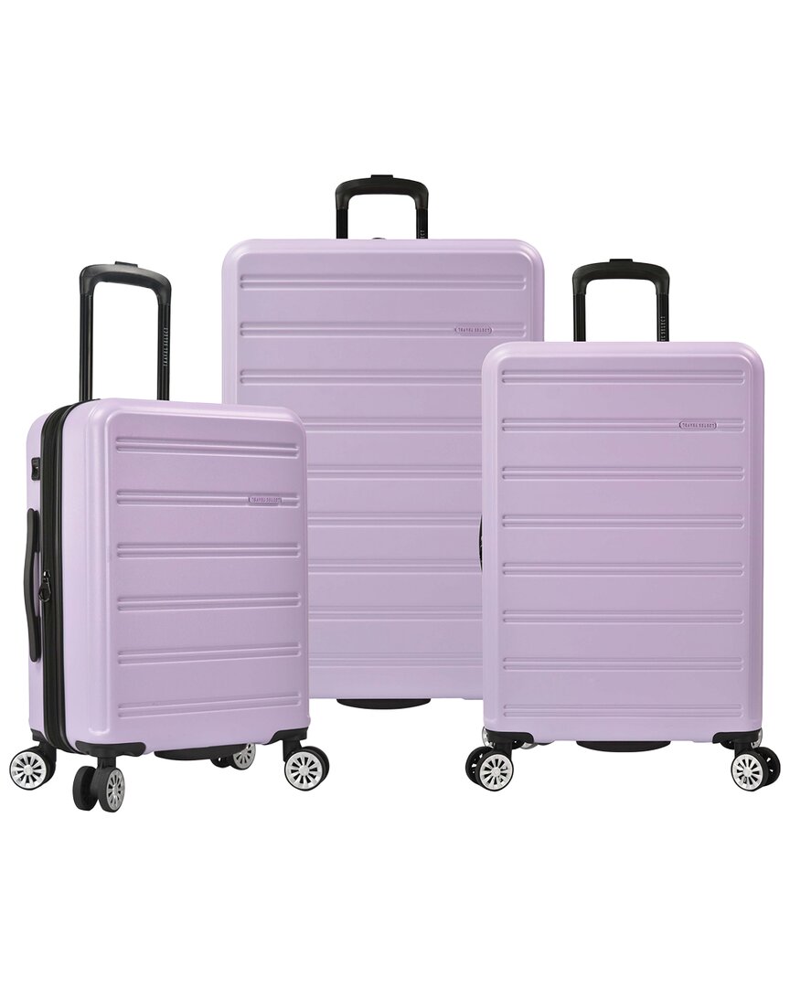 Travel Select Snowcreek 3pc Hardside Spinner Luggage Set In Purple