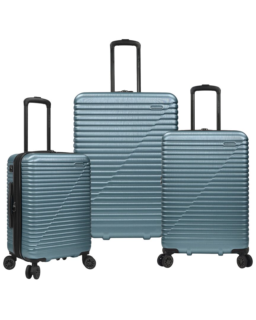 Travel Select Sunny Side 3pc Hardside Spinner Luggage Set In Blue
