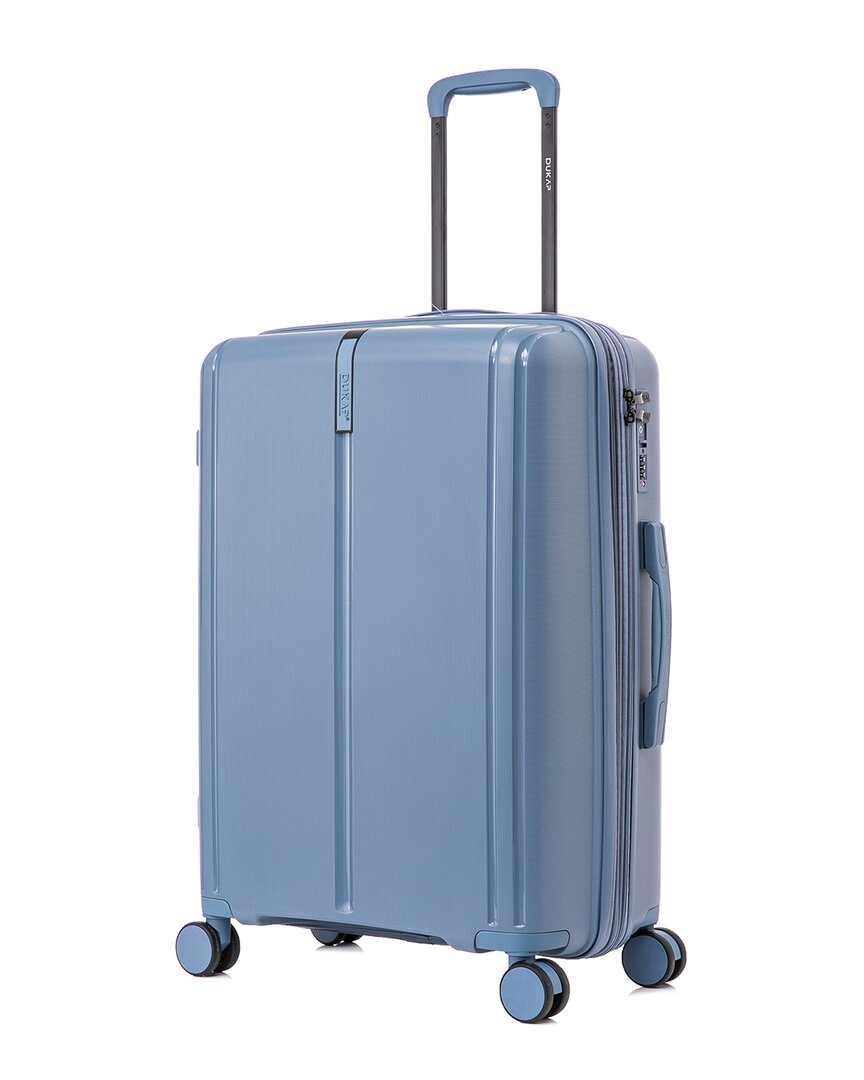 Shop Dukap Airley Lightweight Expandable Hardside Spinner Luggage In Blue