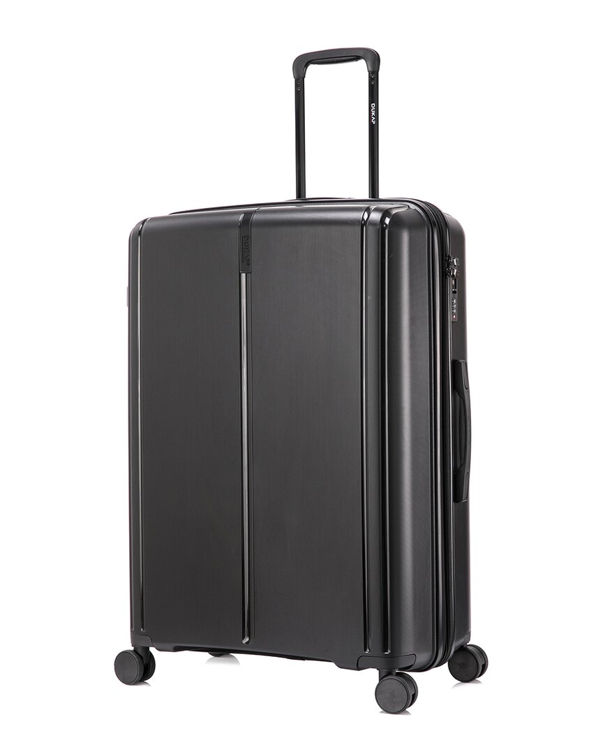 Dukap Airley Lightweight Expandable Hardside Spinner Luggage In Black