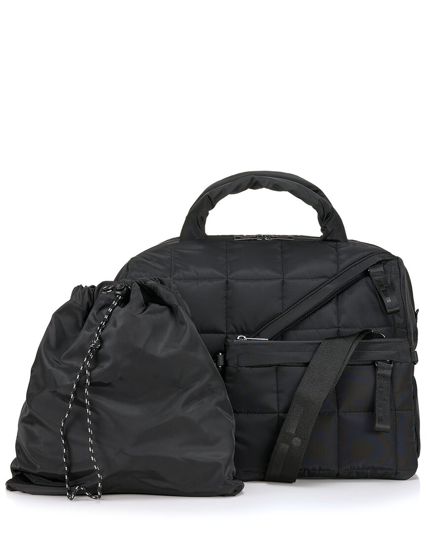 Go Dash Dot Puffle Duffel Bag In Black