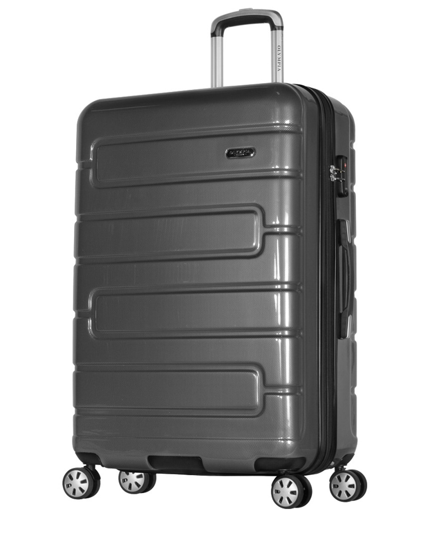 Olympia Usa Nema 21in Expandable Carry-on Spinner In Black