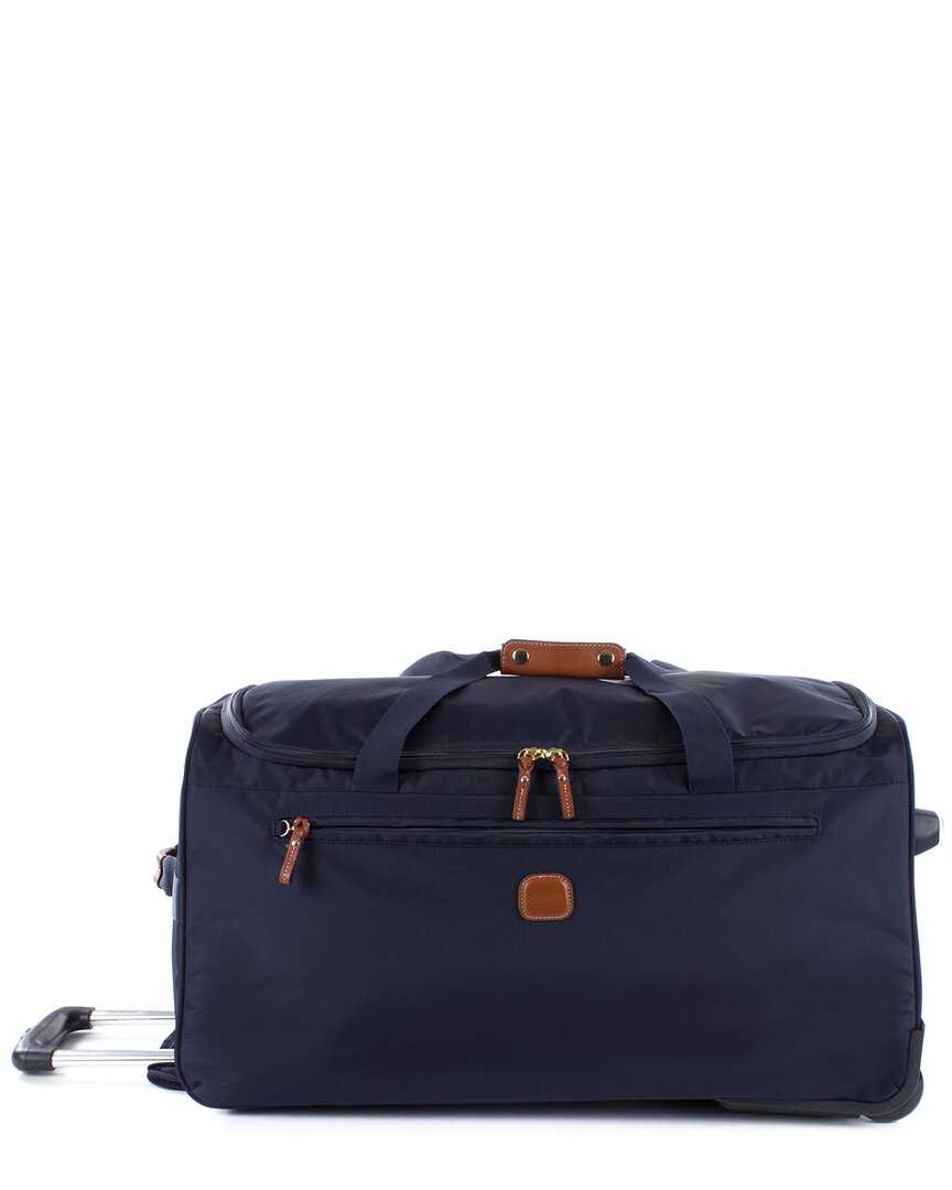 Shop Bric's X-collection 28in Rolling Expandable Duffel Bag In Blue