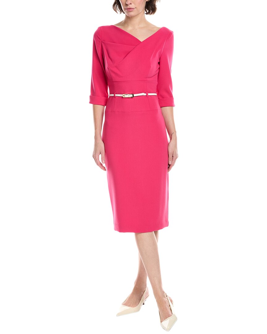 Black Halo Jackie O Sheath Dress In Pink