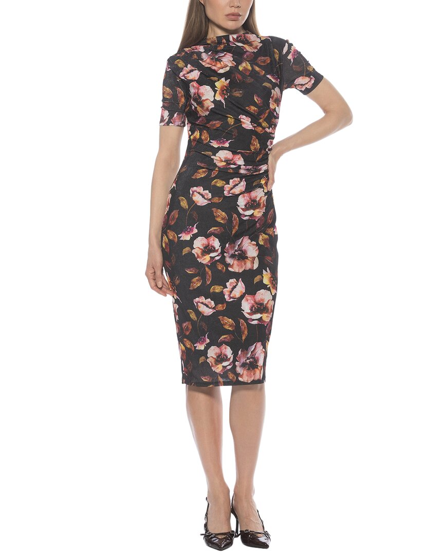 Alexia Admor Santal Draped Sheath Dress In Multi
