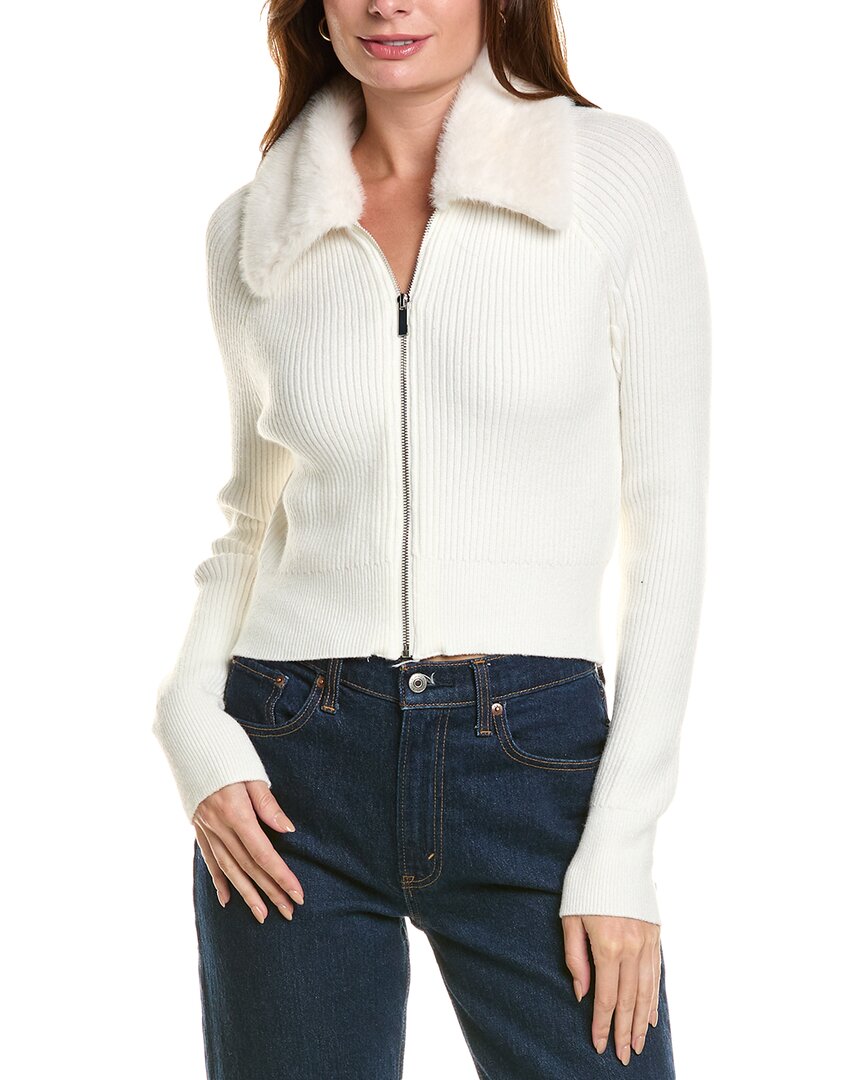 LAUNDRY LAUNDRY BY SHELLI SEGAL ZIPPER SWEATER