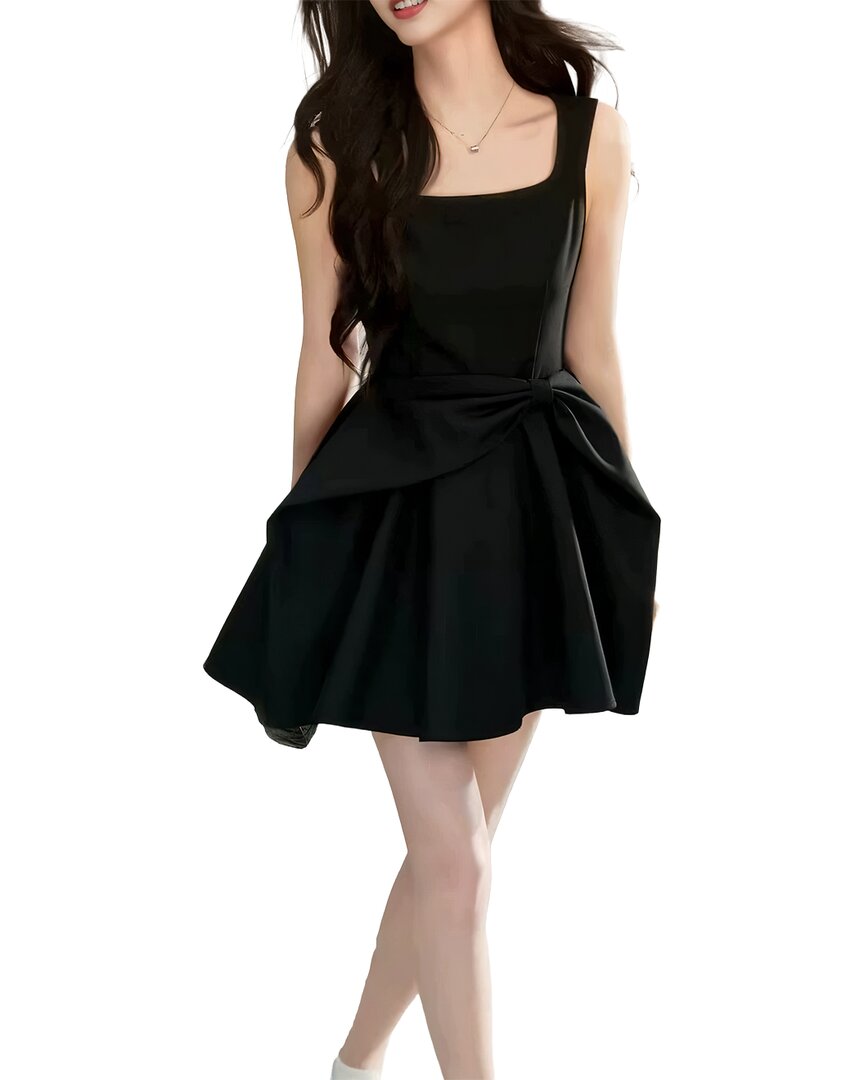 Ariel Tesoro Mini Dress In Black