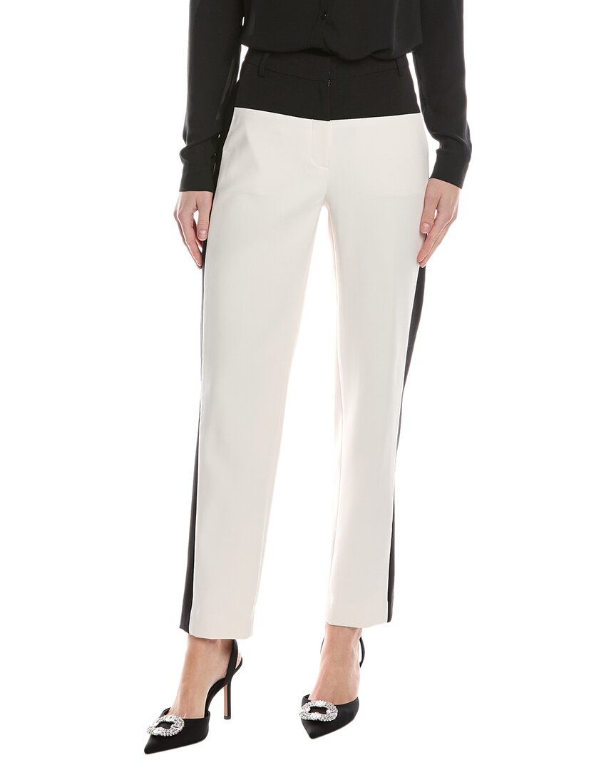 Shop Anne Klein Colorblock Pant In Beige