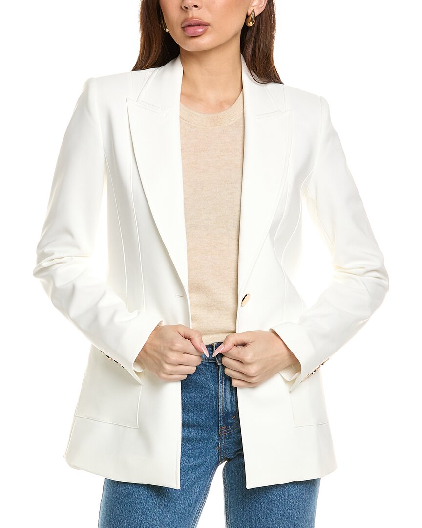 Toccin Rory Single-button Blazer In White