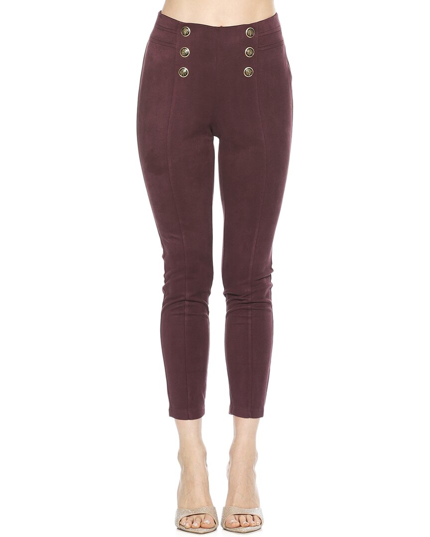 Alexia Admor Feyja Faux Suede Leggings