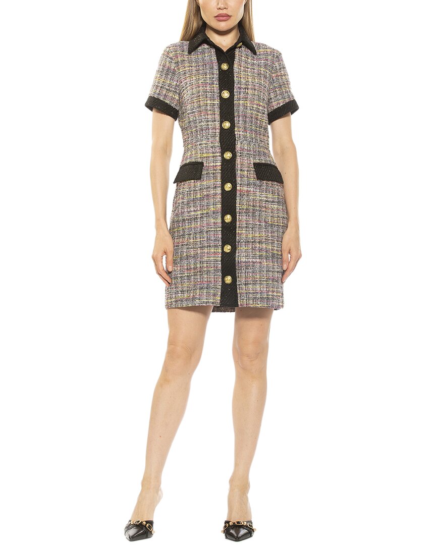 Alexia Admor Jenni Tweed Shirtdress