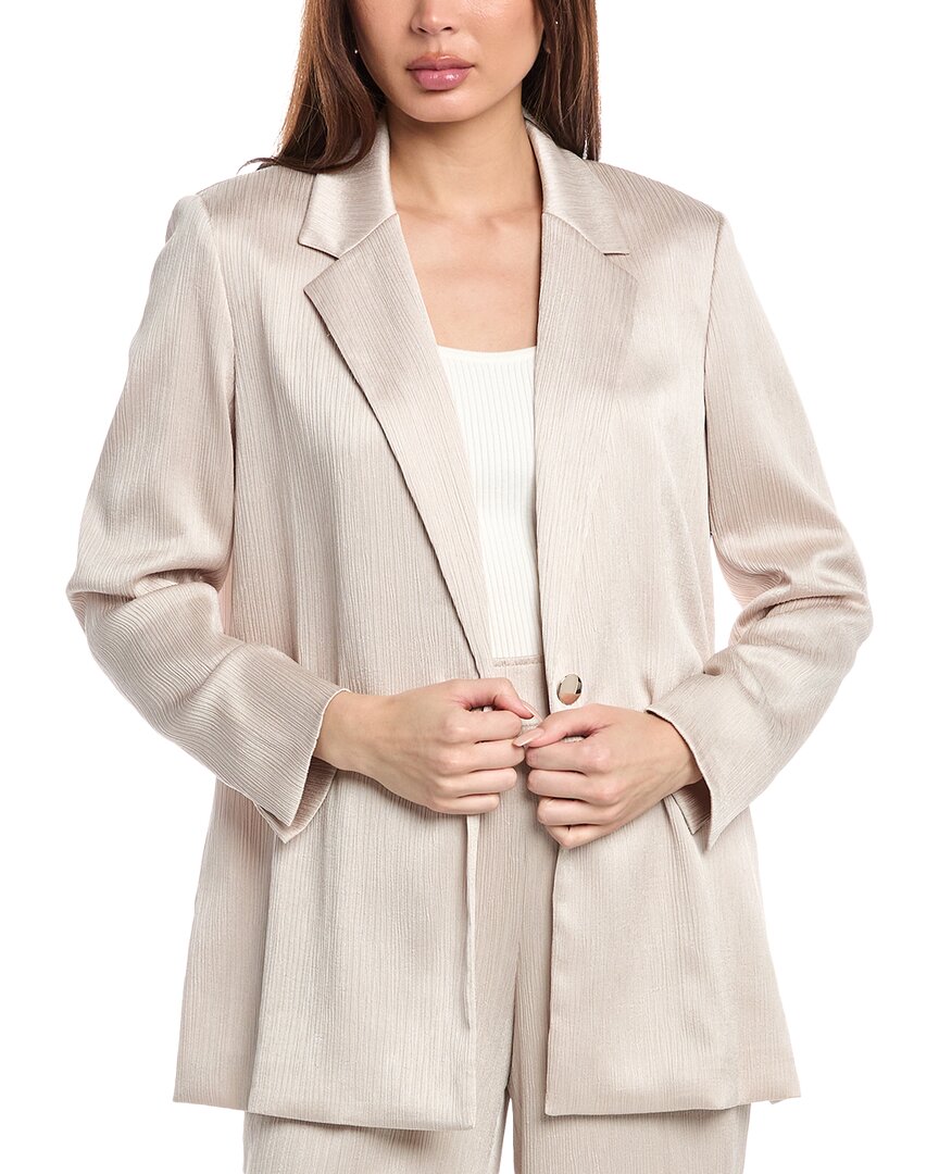ANNE KLEIN ANNE KLEIN NOTCH COLLAR JACKET