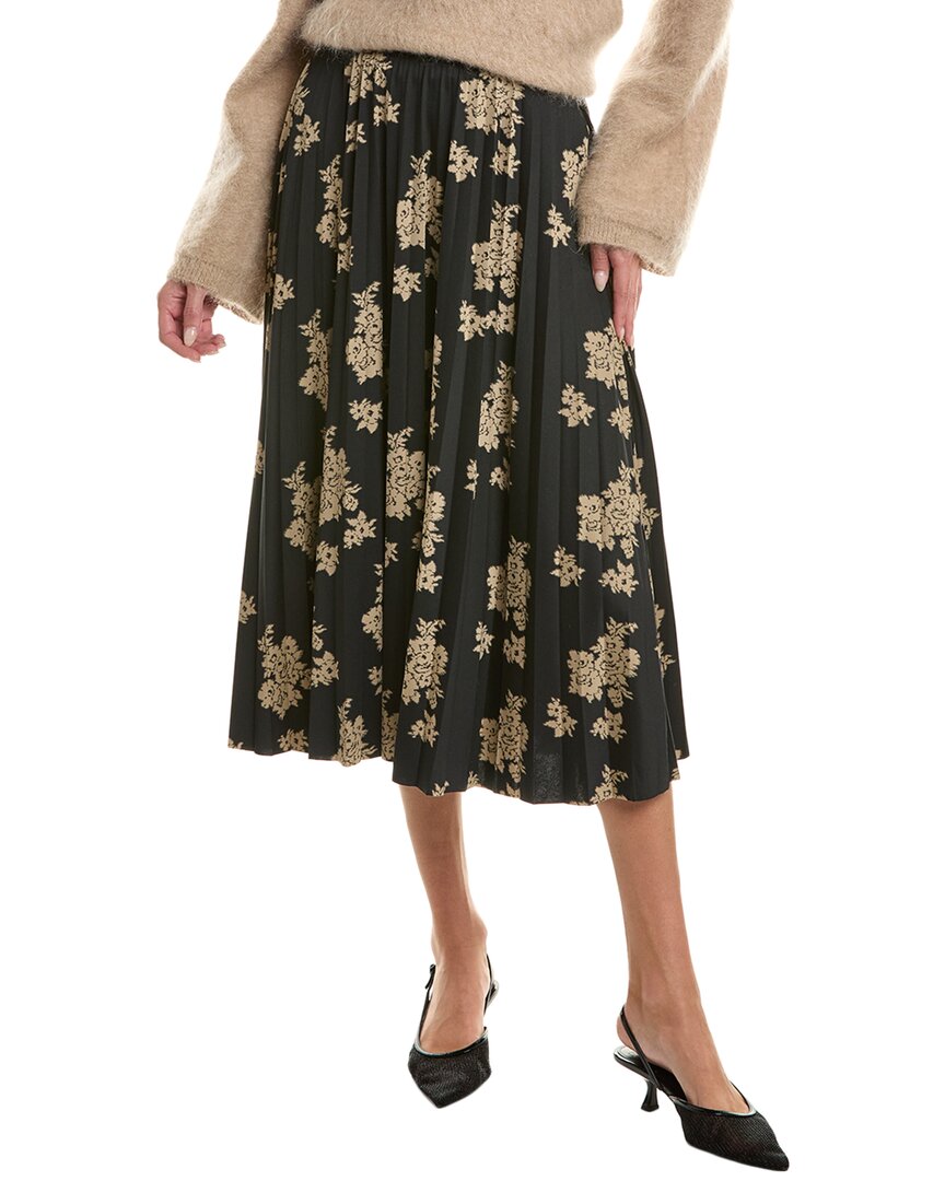 Shop Nanette Lepore Nanette Midi Skirt In Black