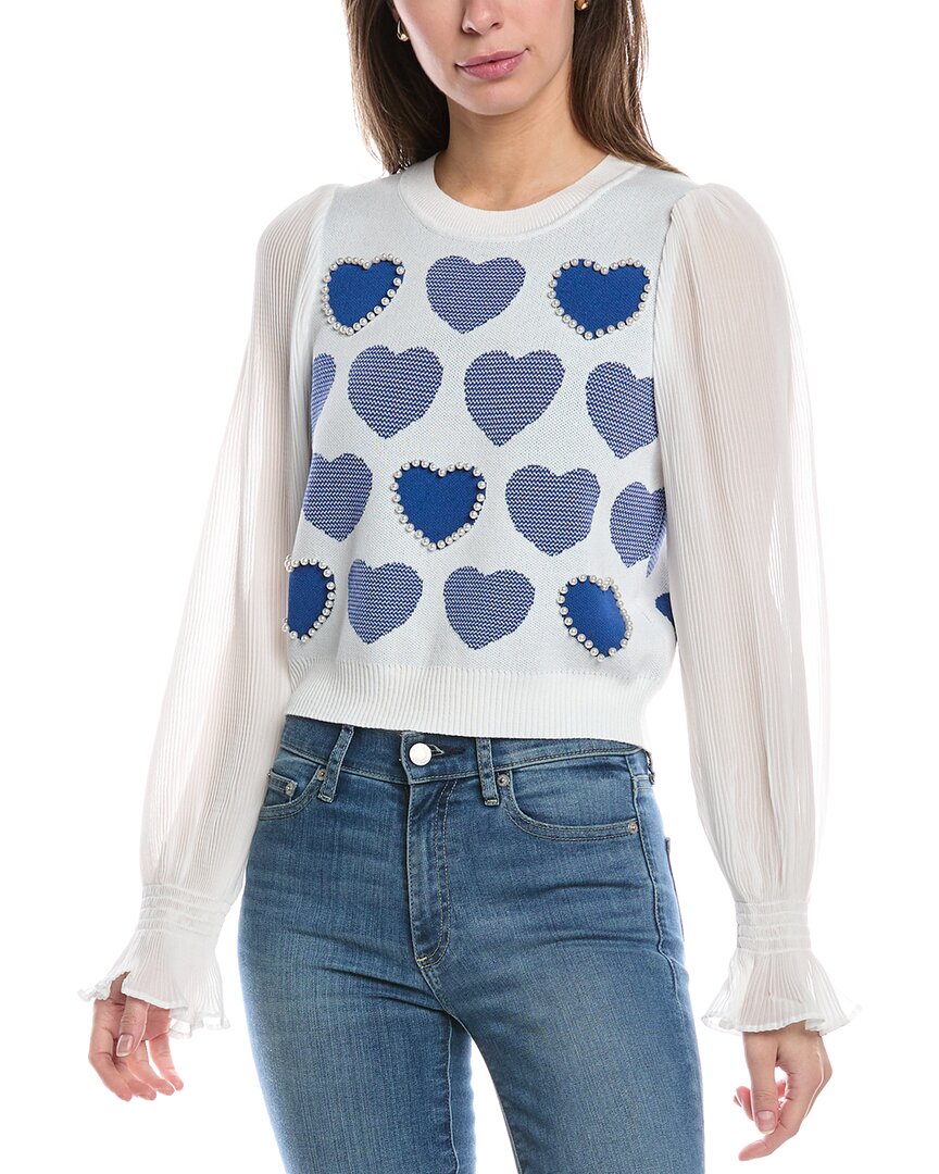 Nanette Lepore Nanette Sweater In White