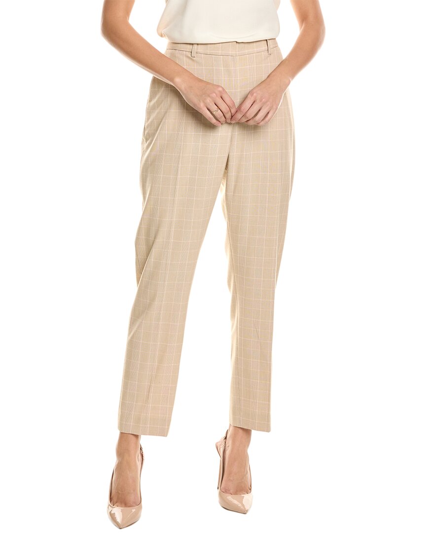 Shop Tahari Asl Pant In Brown