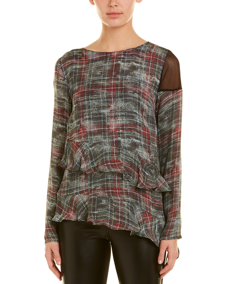 Image of Nicole Miller Artelier Silk Blouse