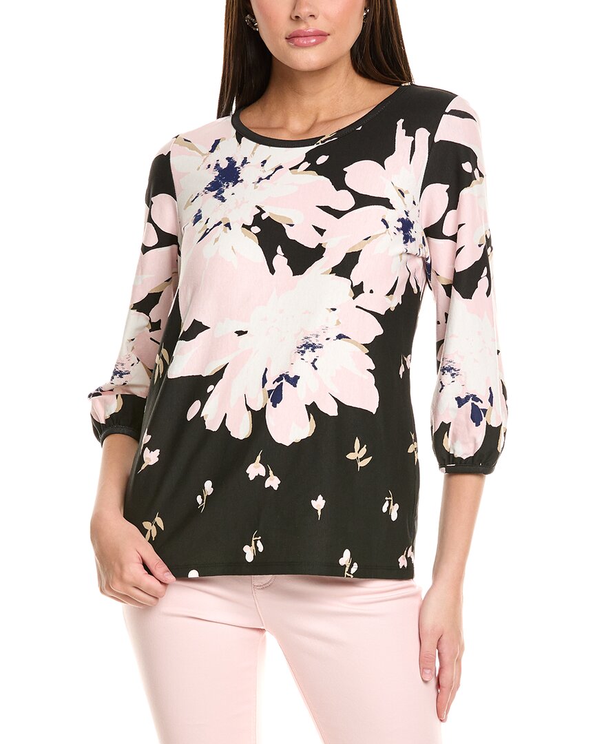 Jones New York Puff Cuff Basic Top