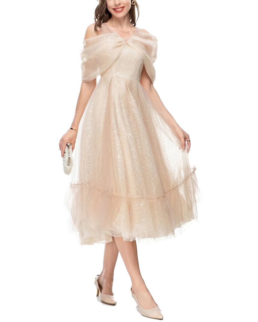 Lanelle Midi Dress In Pink