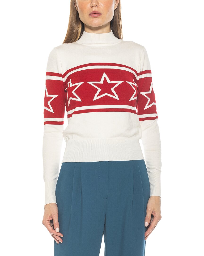 Alexia Admor Lisa Star Mock Neck Sweater
