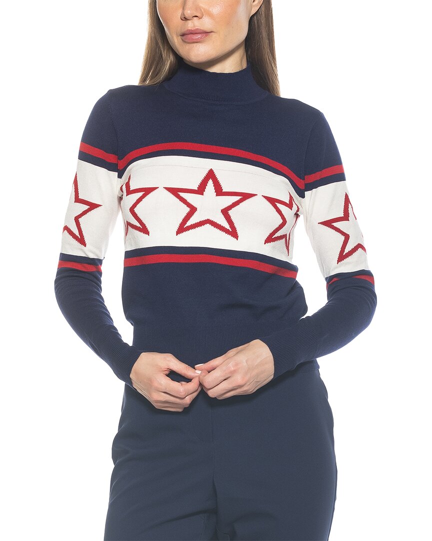 Alexia Admor Lisa Star Mock Neck Sweater