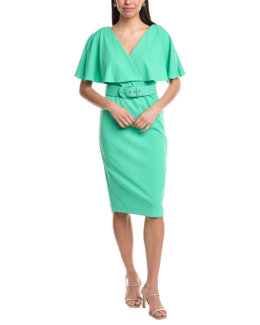 Shop Maison Tara Midi Dress In Green