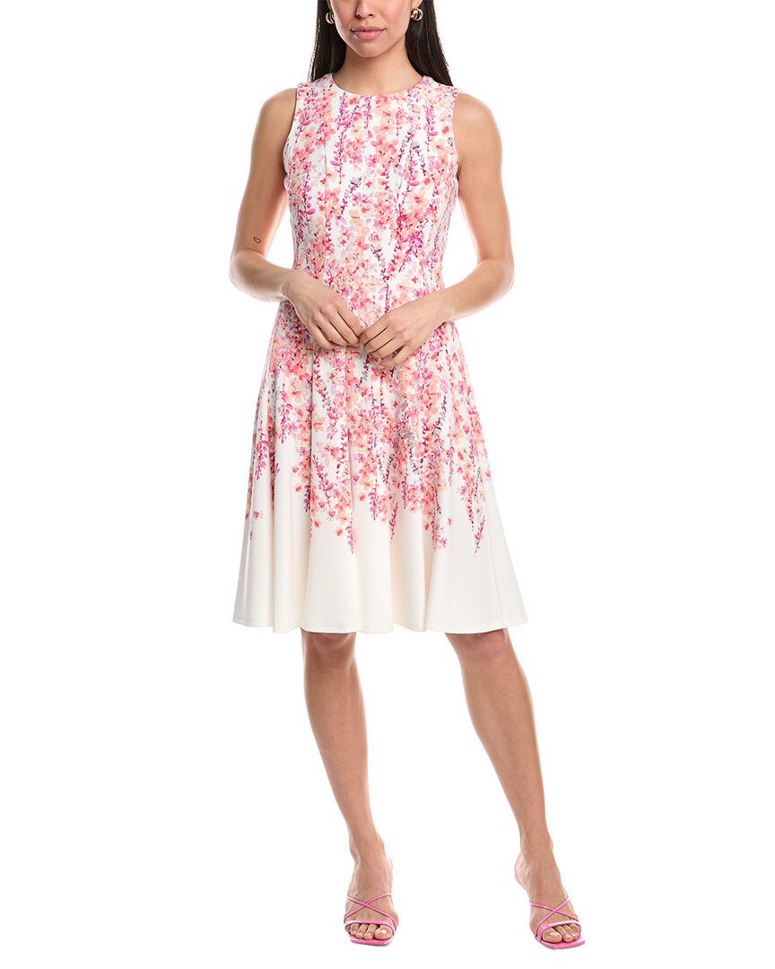 Maison Tara Midi Dress In Pink