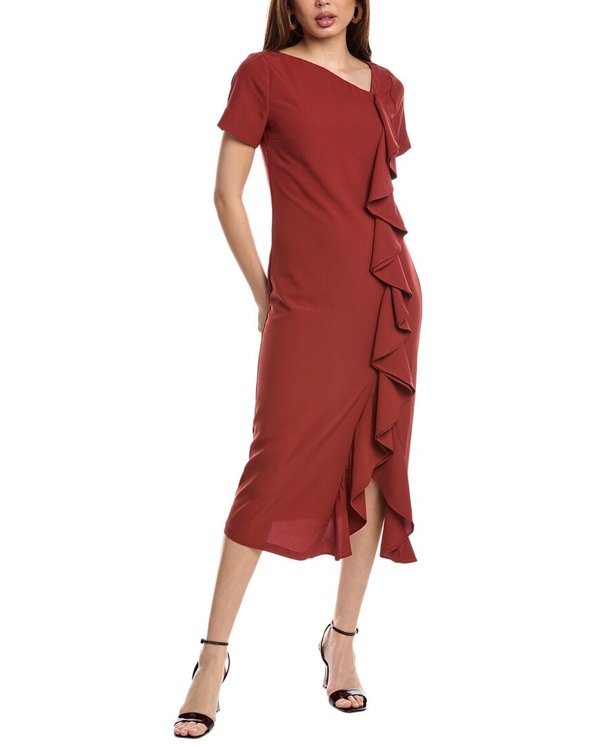 Mestiza New York Rosalie Midi Dress In Red