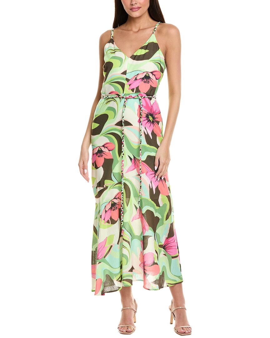 SAM EDELMAN SAM EDELMAN PALM ROYAL MIDI DRESS