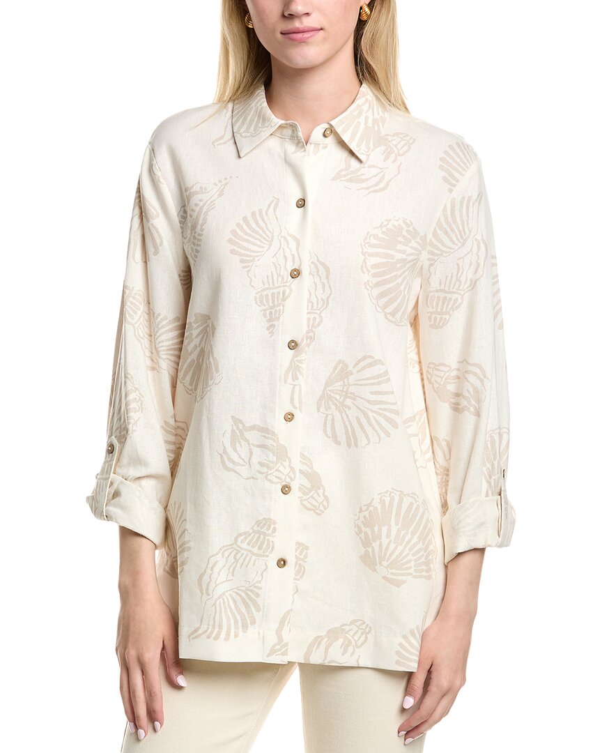 Jones New York Linen-blend Shirt