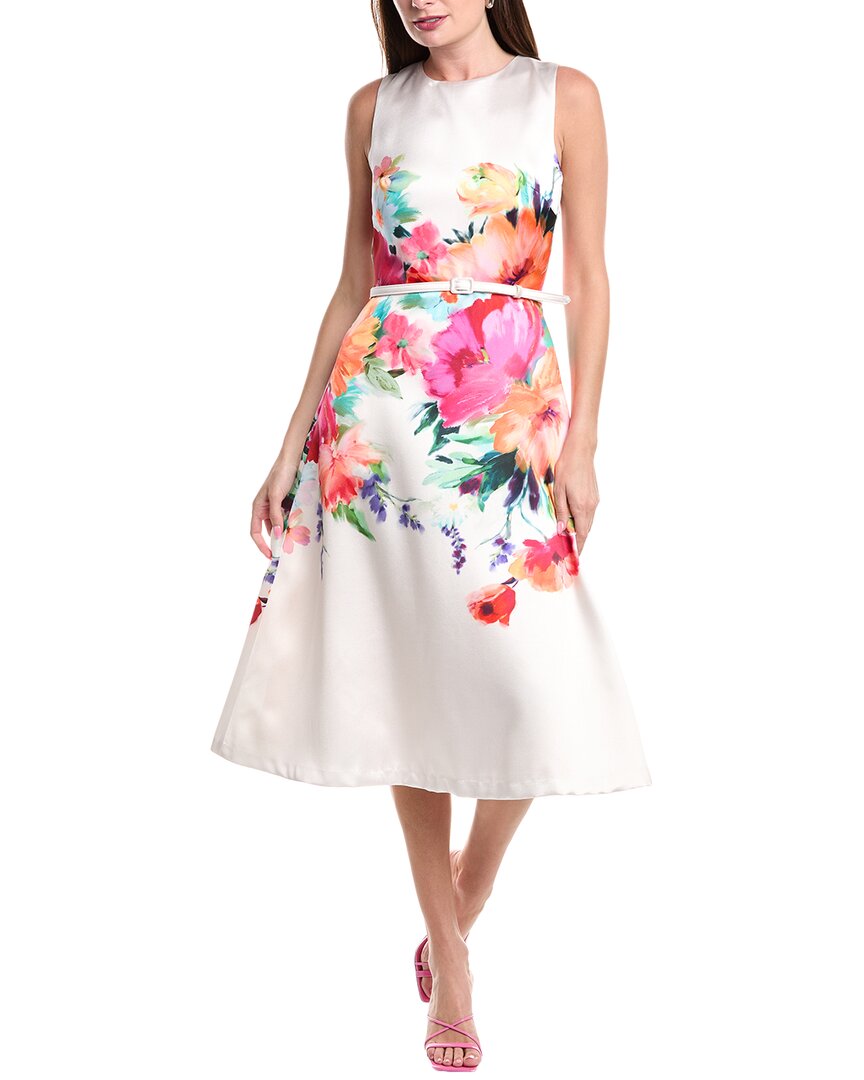 Julia Jordan Belted Midi Dress
