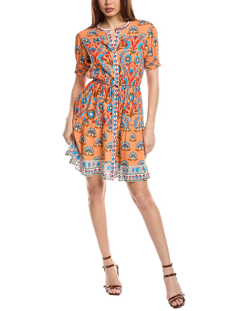 Garrie B Mini Dress In Orange