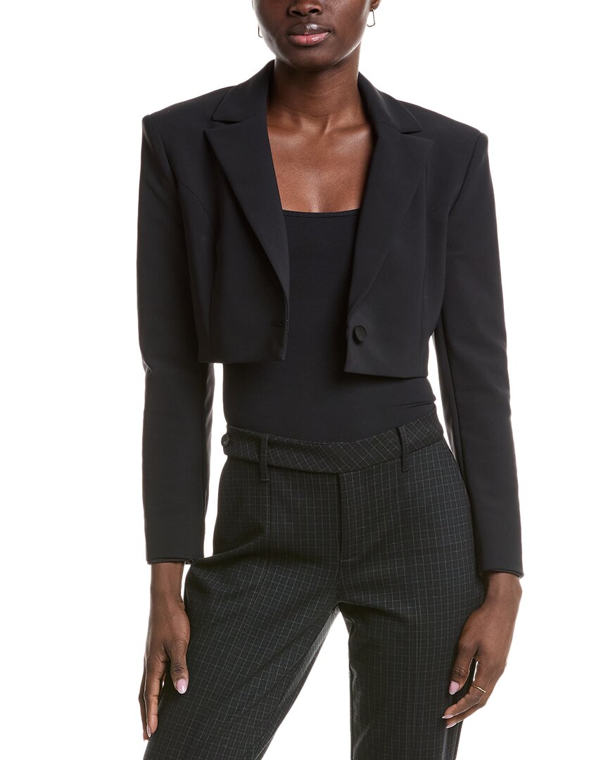 Kenneth Cole Cropped Jacket In Black