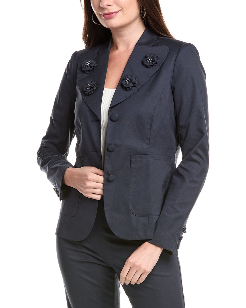 Flora Bea Nyc Eallon Jacket In Blue