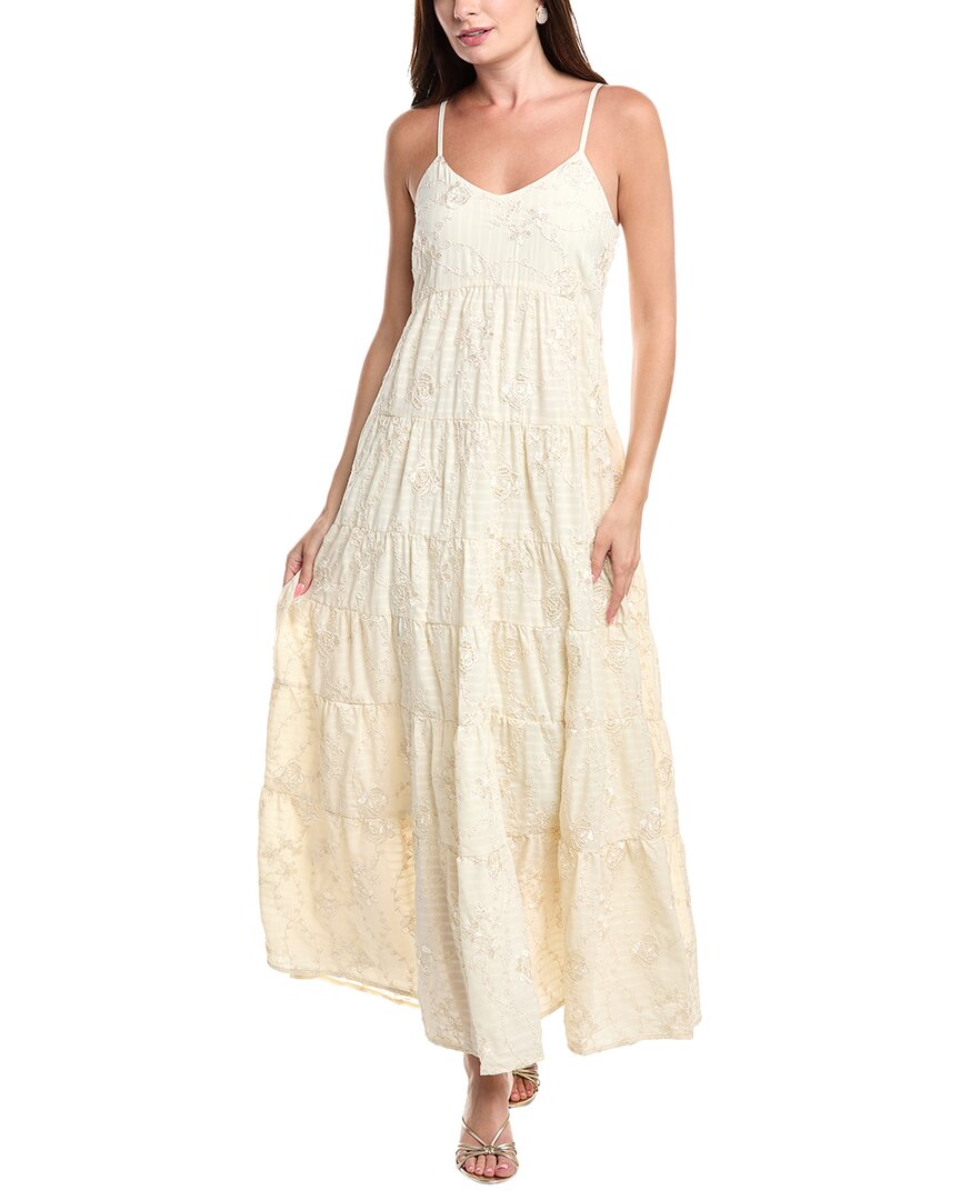 Flora Bea Nyc Davis Maxi Dress In Neutral