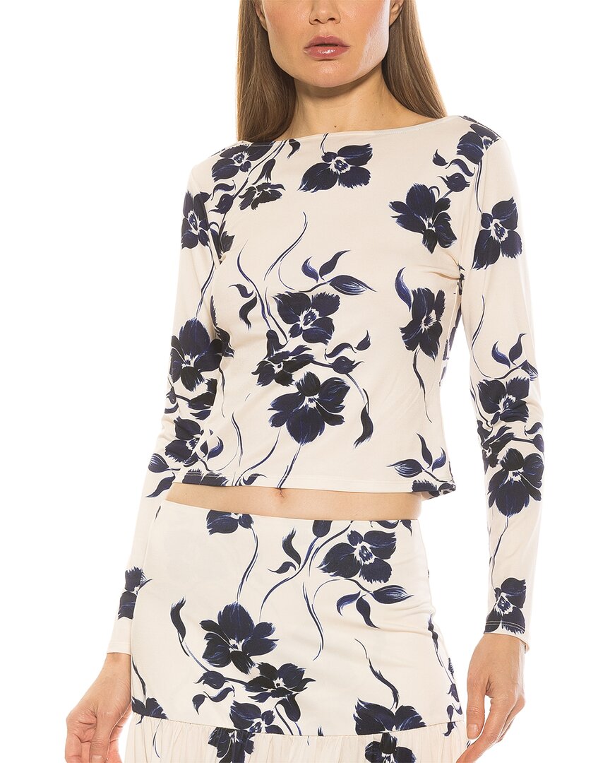 Alexia Admor Dahlia Boat Neck Top
