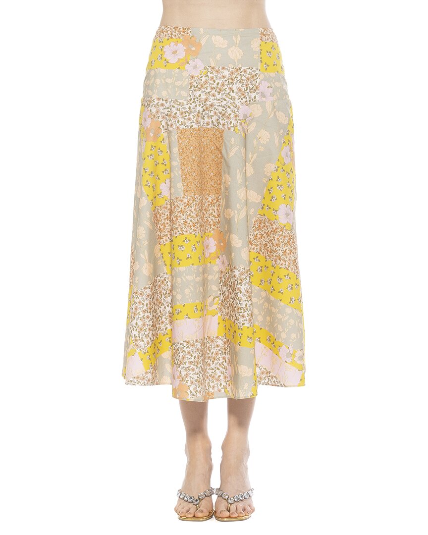 Alexia Admor Hadley Stretch Cotton Midi Skirt
