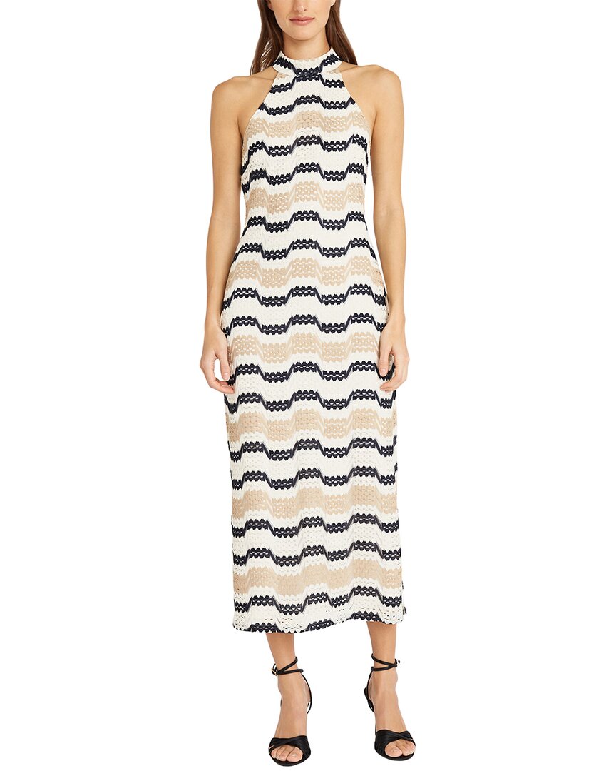 Donna Morgan Summer Crochet Midi Dress In Multi