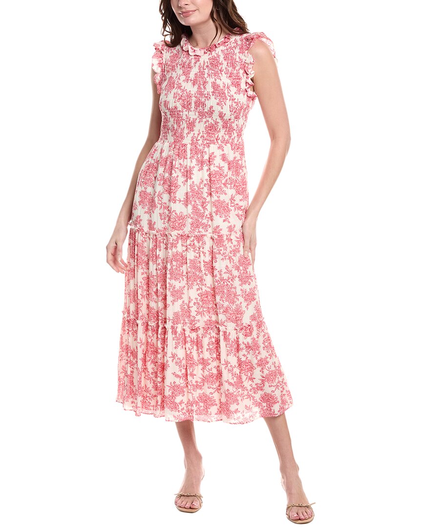 Shop Nanette Lepore Nanette Midi Dress In Red