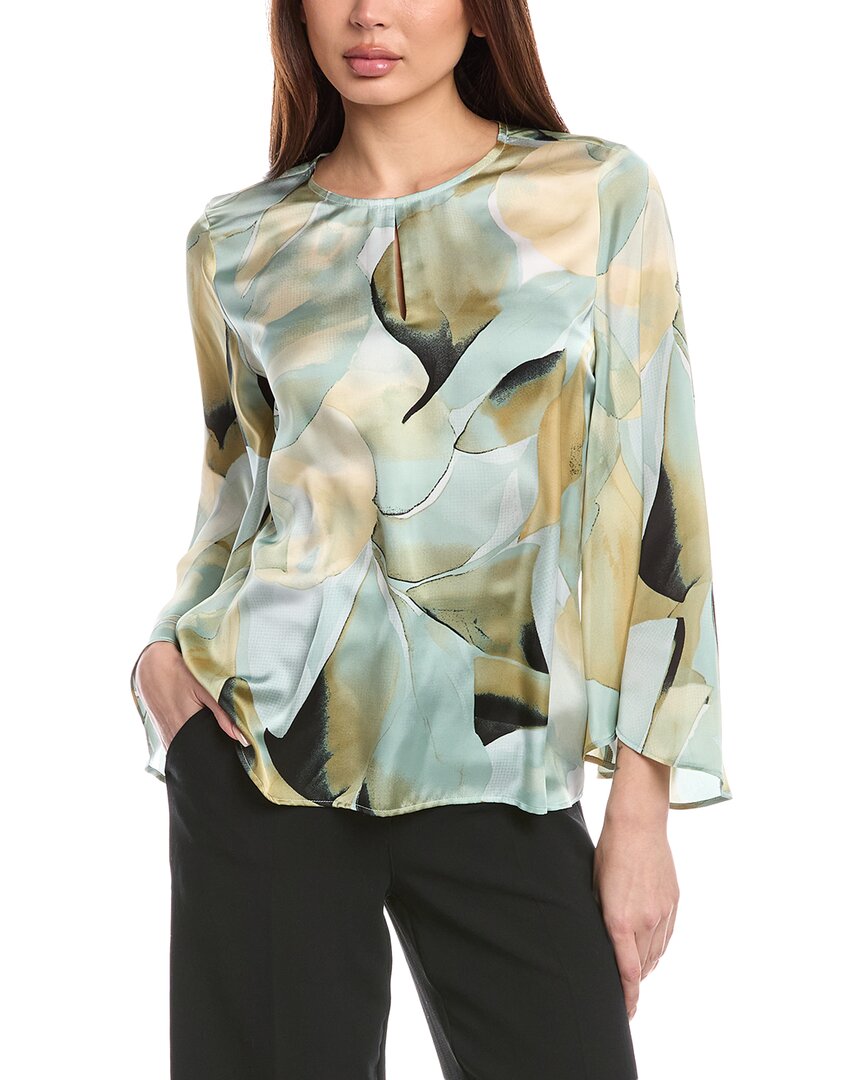 Anne Klein Keyhole Blouse