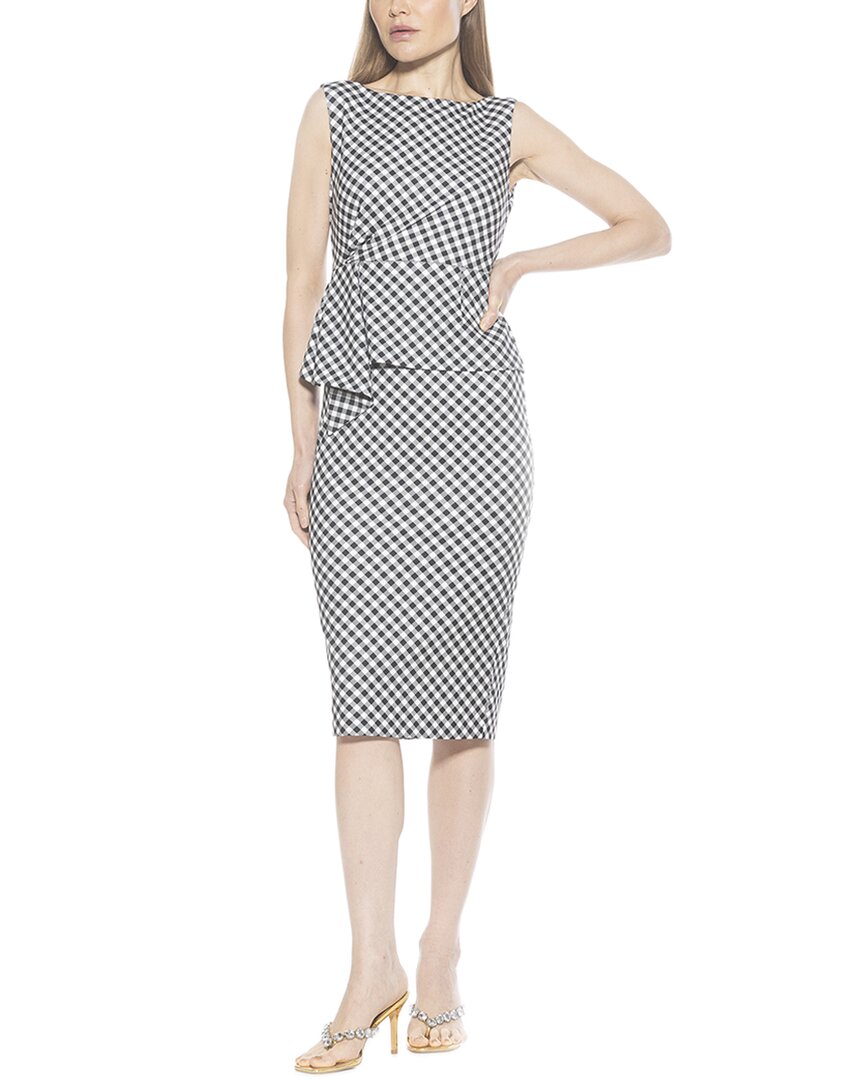 Alexia Admor Amora Boat Neck Sleeveless Sheath Dress In Black