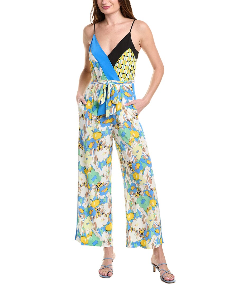 Diane Von Furstenberg Tate Jumpsuit In Blue