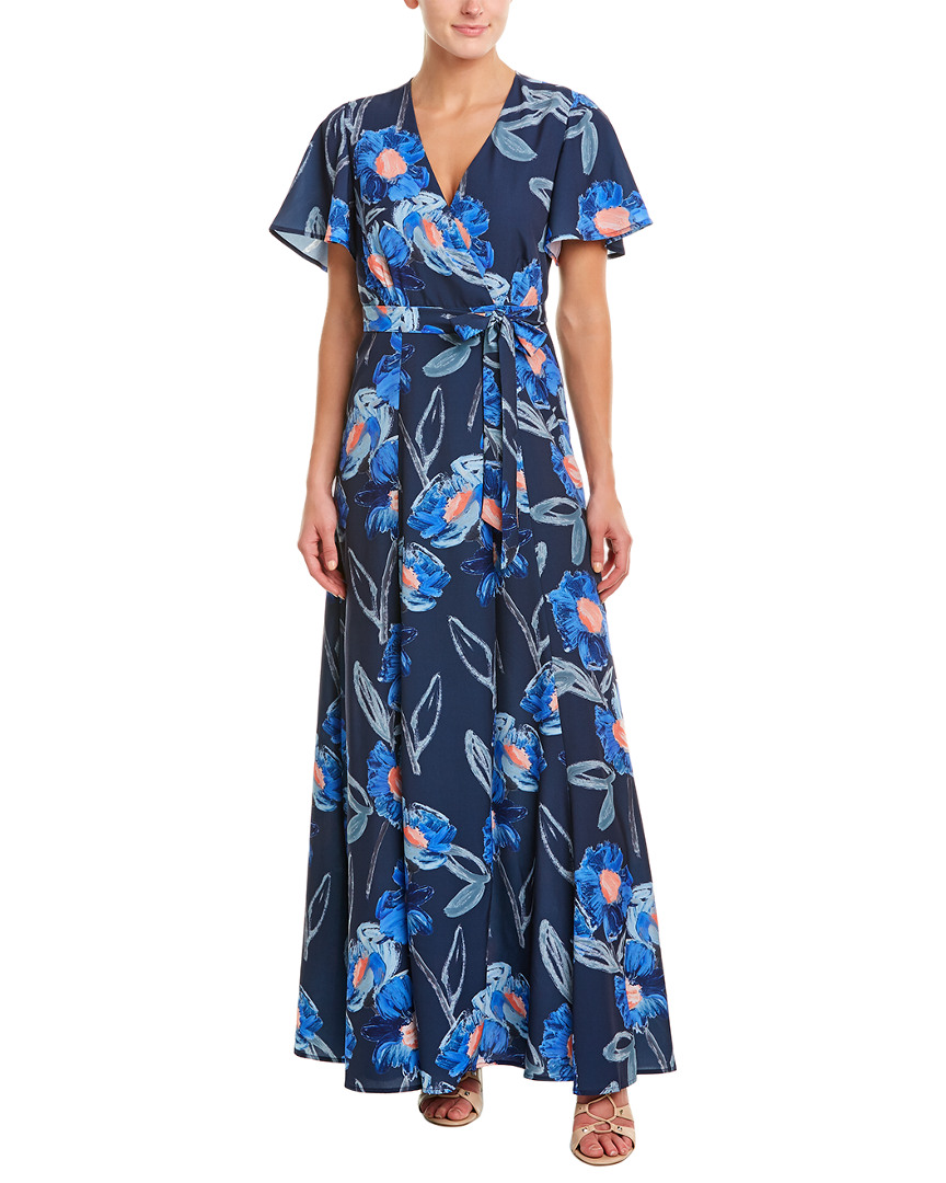 Hutch Wrap Dress Women's Blue S | eBay