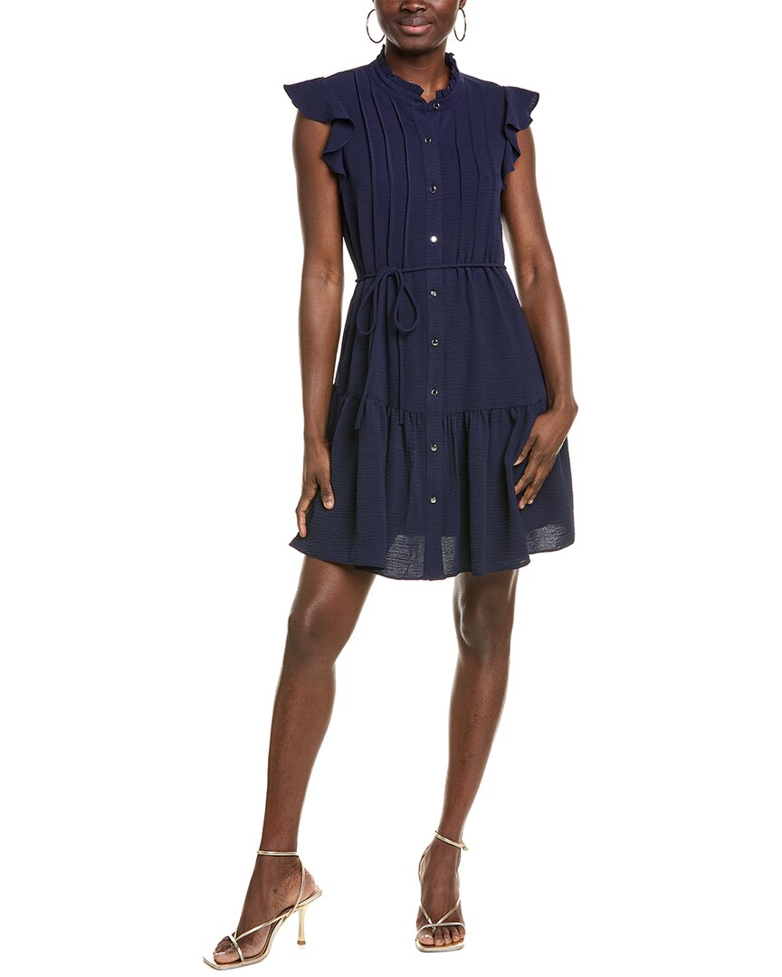 Julia Jordan Flutter Sleeve Shirtdress
