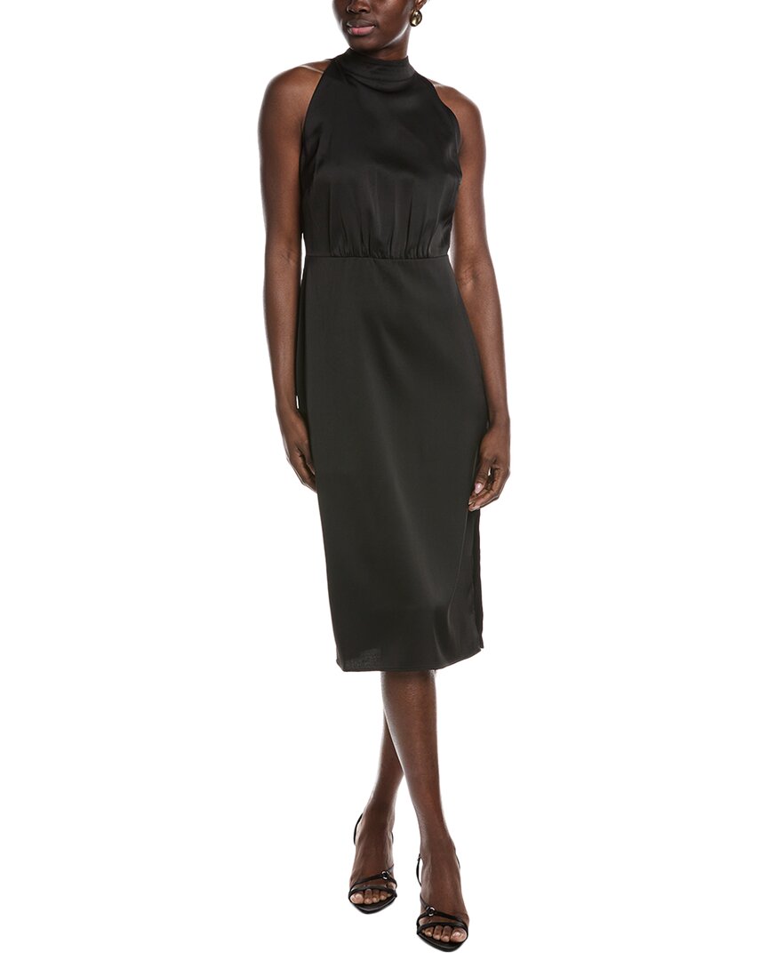 Shop Sam Edelman Hammered Satin Midi Dress