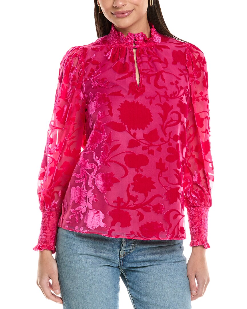 Shoshanna Venus Top In Pink